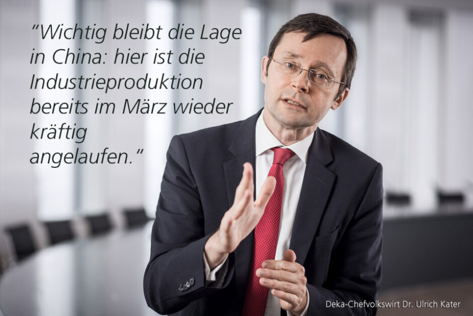 Kolumne Dr. Ulrich Kater, Chefvolkswirt der DekaBank: Aktienmärkte blicken in bessere Zukunft