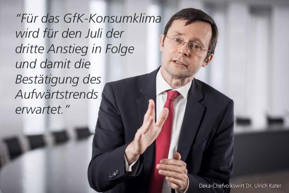 Kolumne Dr. Ulrich Kater, Chefvolkswirt der DekaBank: Hoffnungen auf Impfstoff