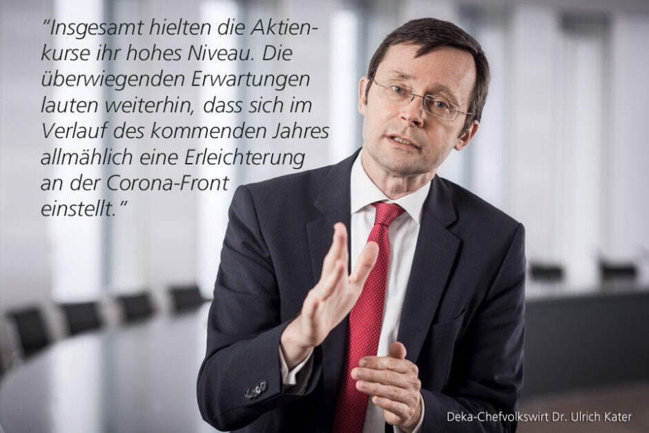 Kolumne Dr. Ulrich Kater, Chefvolkswirt der DekaBank: Die Luft ist erstmal raus