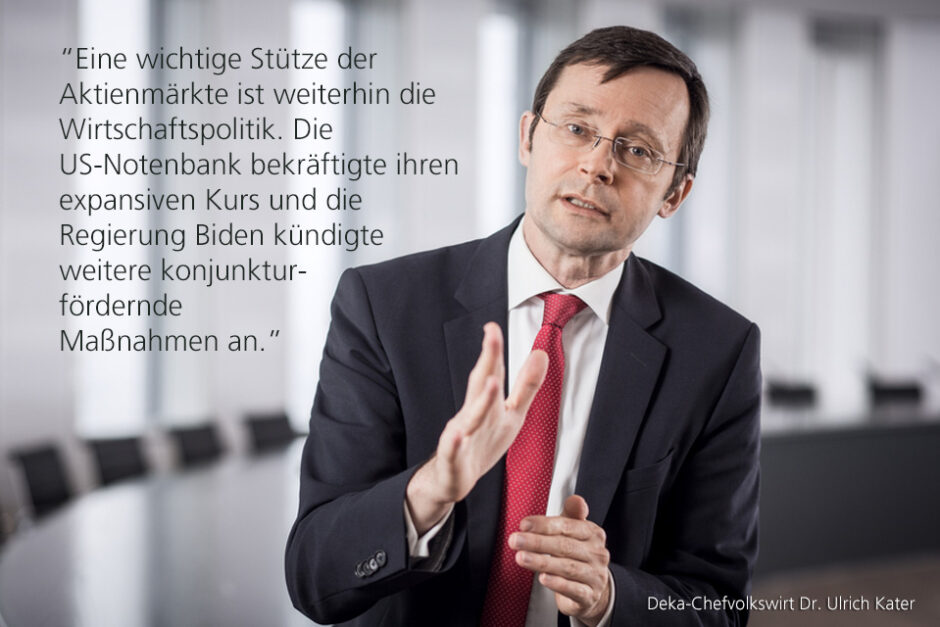 Kolumne Dr. Ulrich Kater, Chefvolkswirt der DekaBank: Geduldiges Abwarten