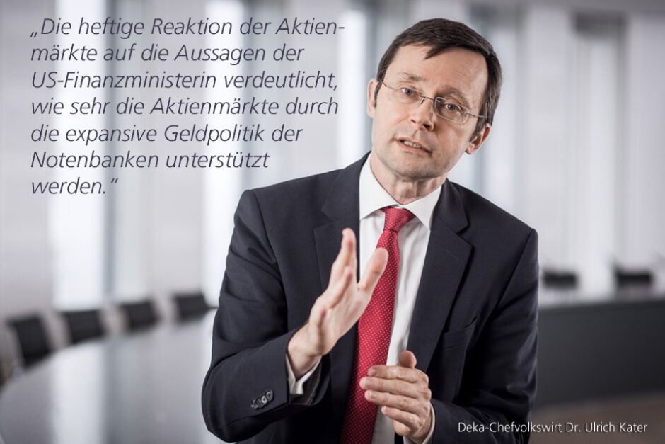 Kolumne Dr. Ulrich Kater, Chefvolkswirt der DekaBank: Schrecksekunde an den Börsen