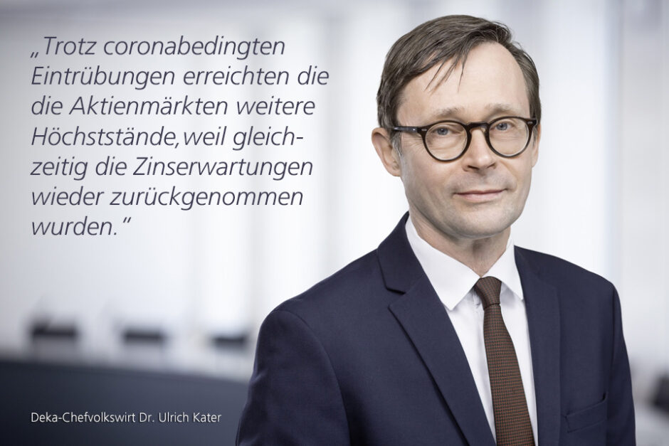 Kolumne Dr. Ulrich Kater, Chefvolkswirt der DekaBank: Corona trübt die Konjunktur wieder ein