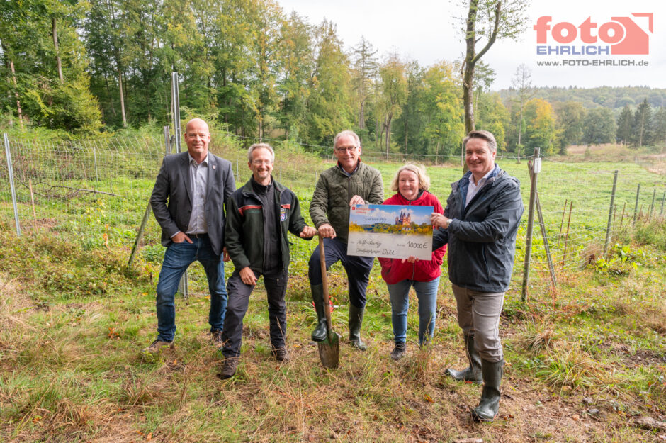 Sponsoring der Kreissparkasse Limburg im „Großen Wald“ der Gemeinde Brechen Oberbrechen, Abteilung 212A2, im „Seifen“