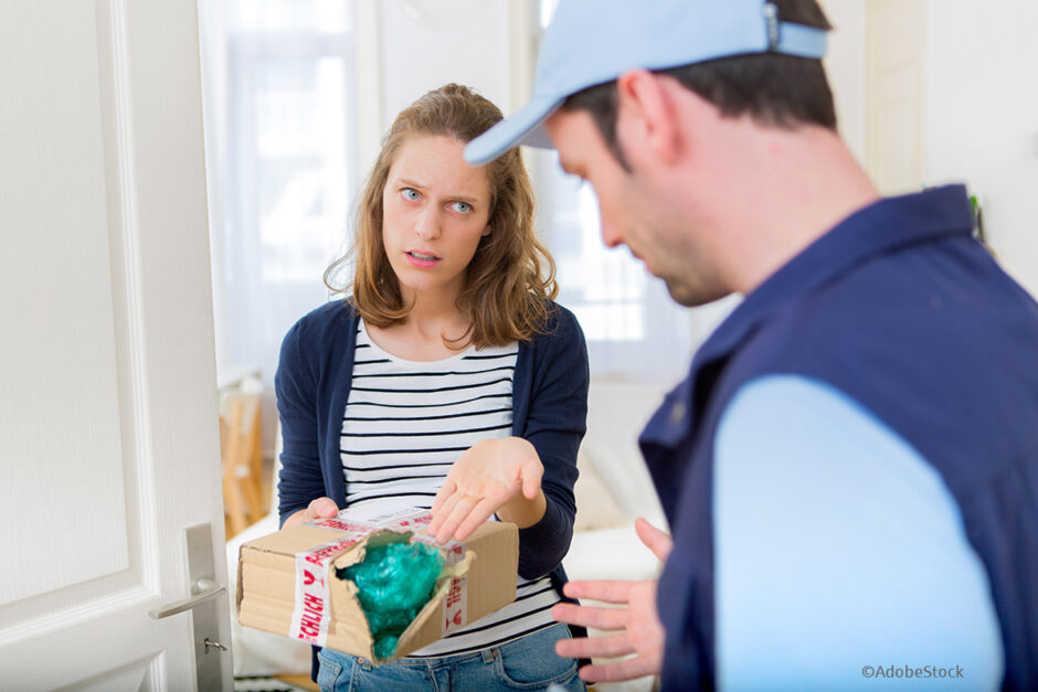 Wenn im Internet bestellte Ware nicht ankommt